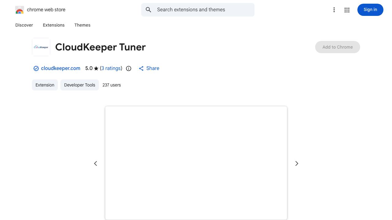 CloudKeeper-Tuner 网站截图