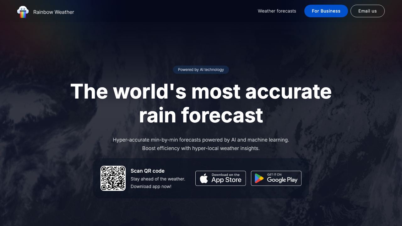 Rainbow.ai website screenshot