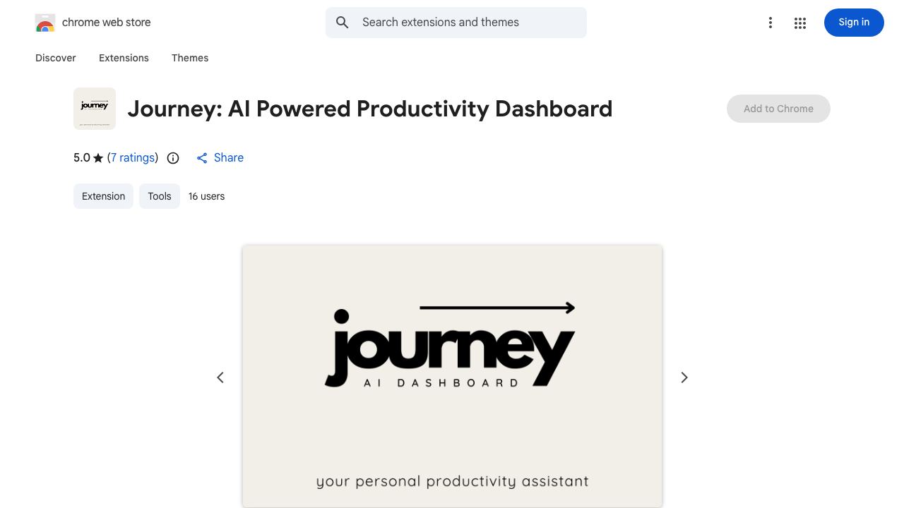 Journey 网站截图