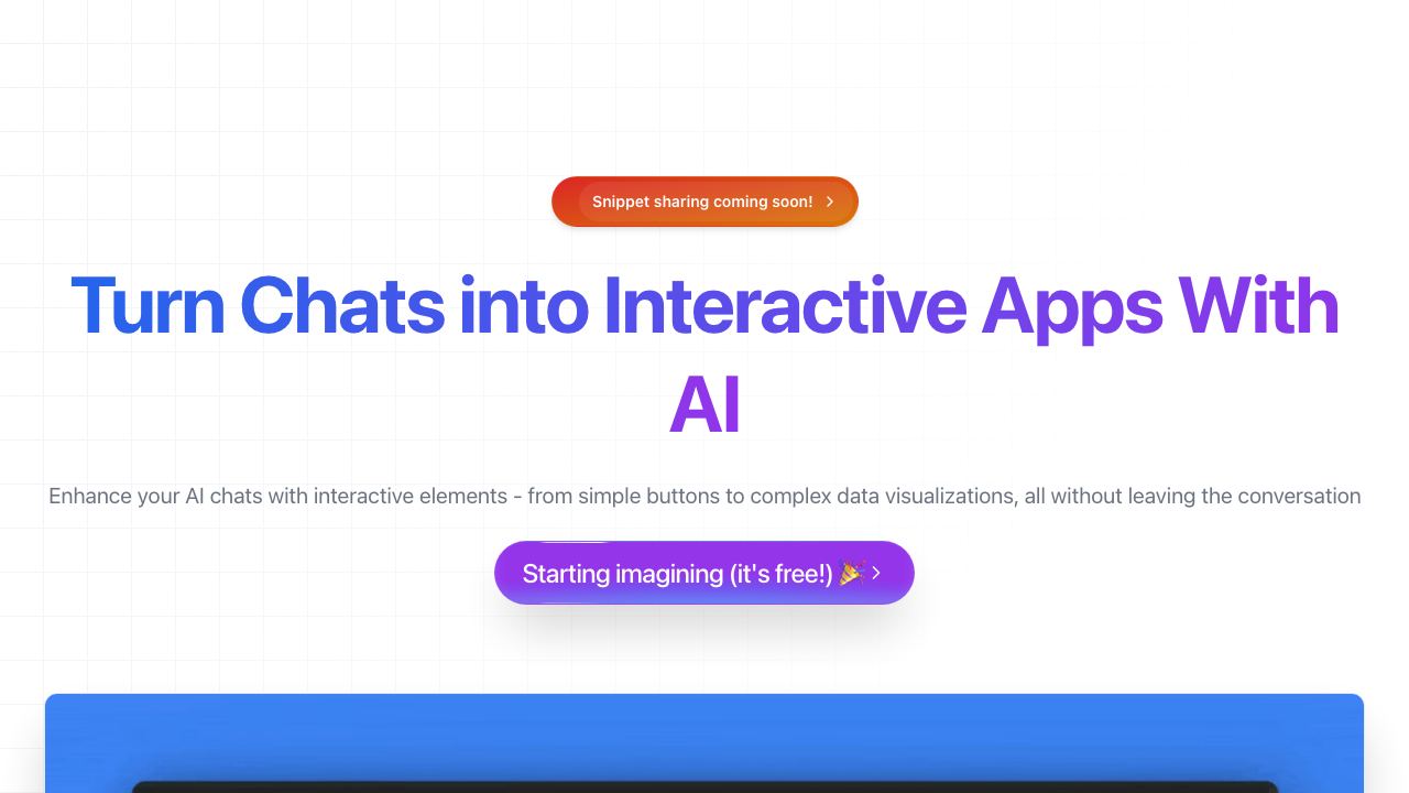 InstaSnippet website screenshot