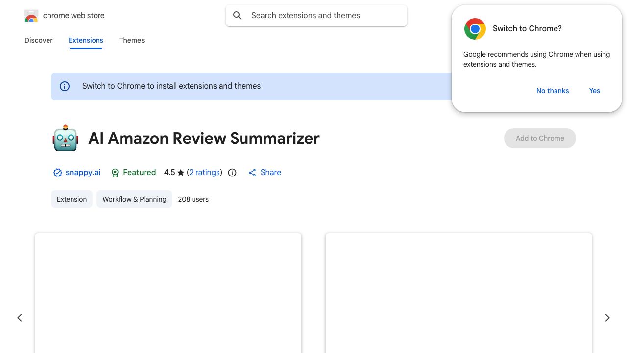 AI Amazon Review Summarizer 网站截图