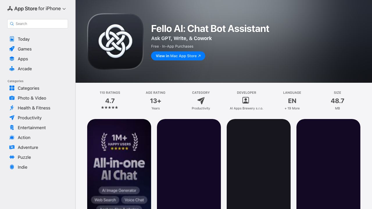 HelloAI website screenshot