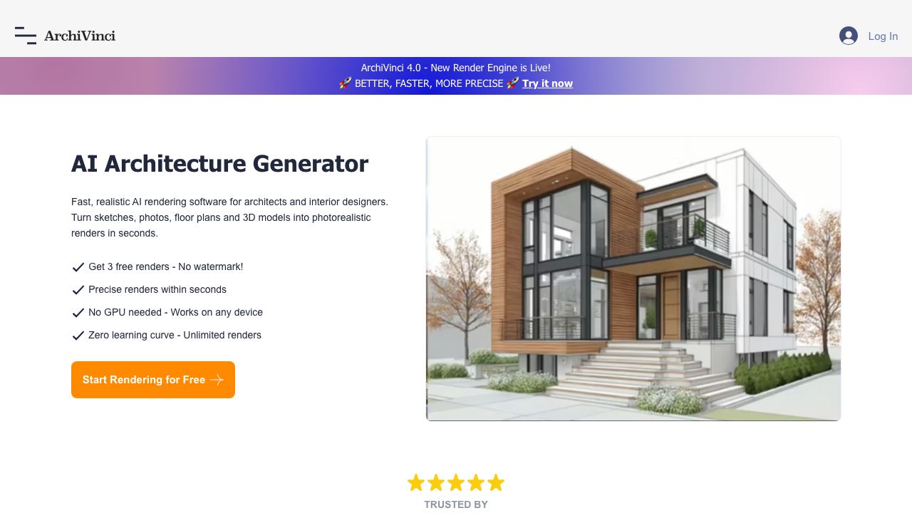 ArchiVinci 网站截图