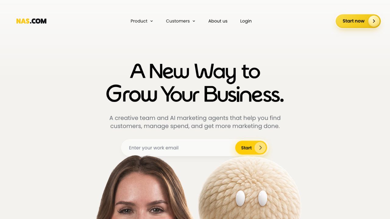 Nas.com website screenshot