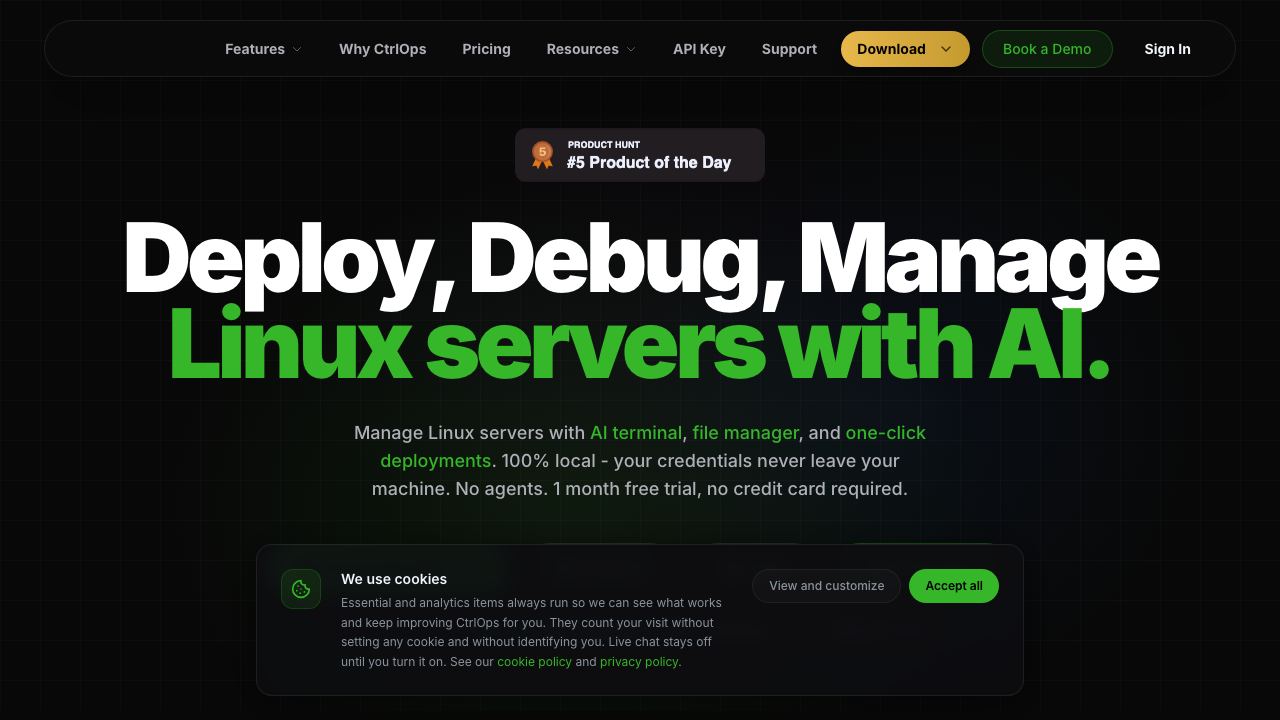 CtrlOps website screenshot