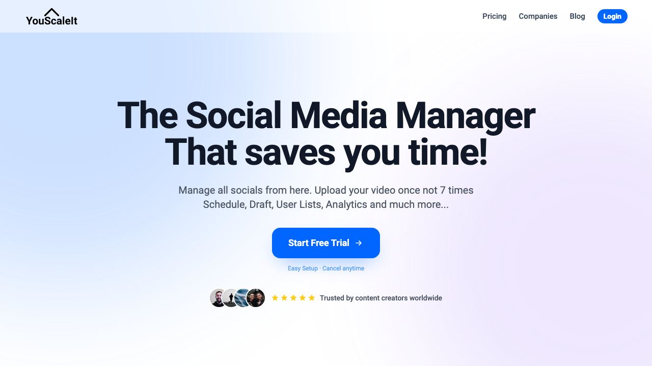 Super Comments AI website screenshot