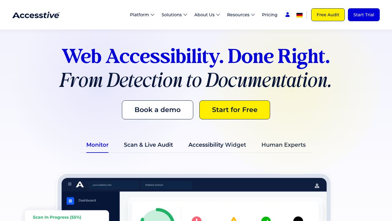 Accesstive 网站截图