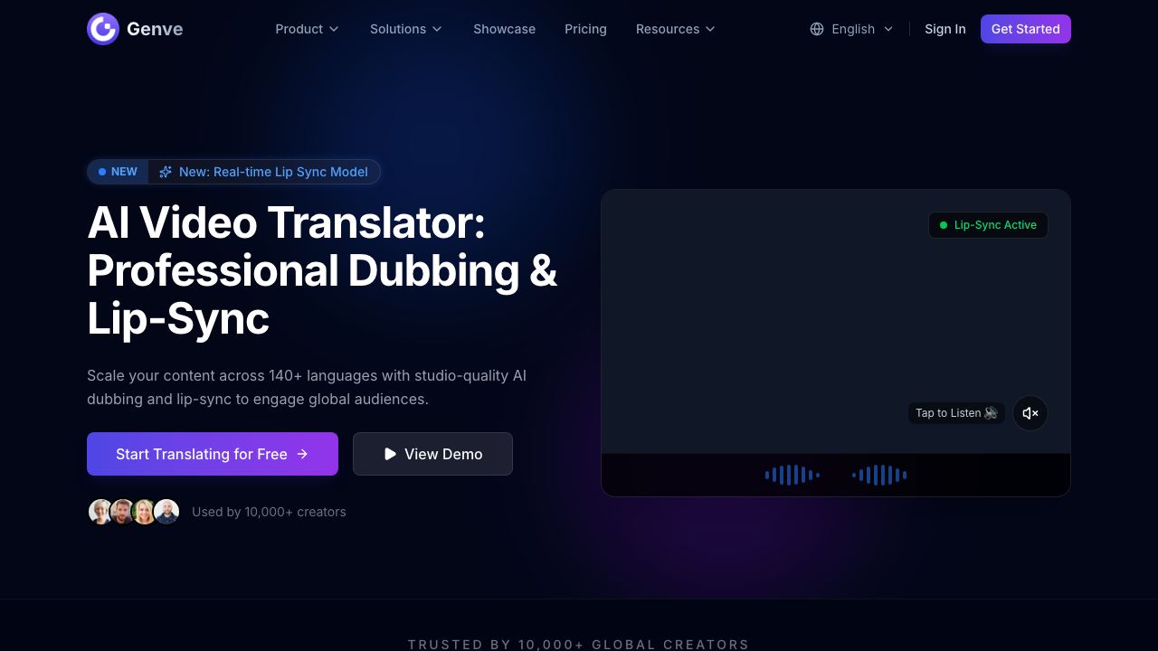 Genve.ai 网站截图