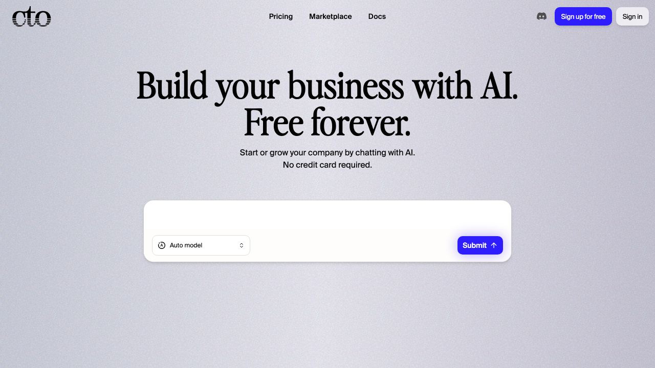Backengine website screenshot