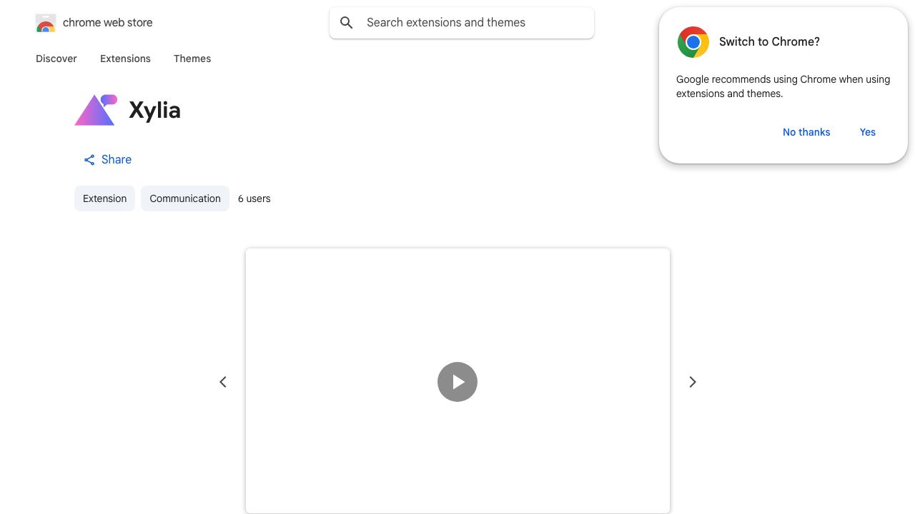 Xylia 网站截图