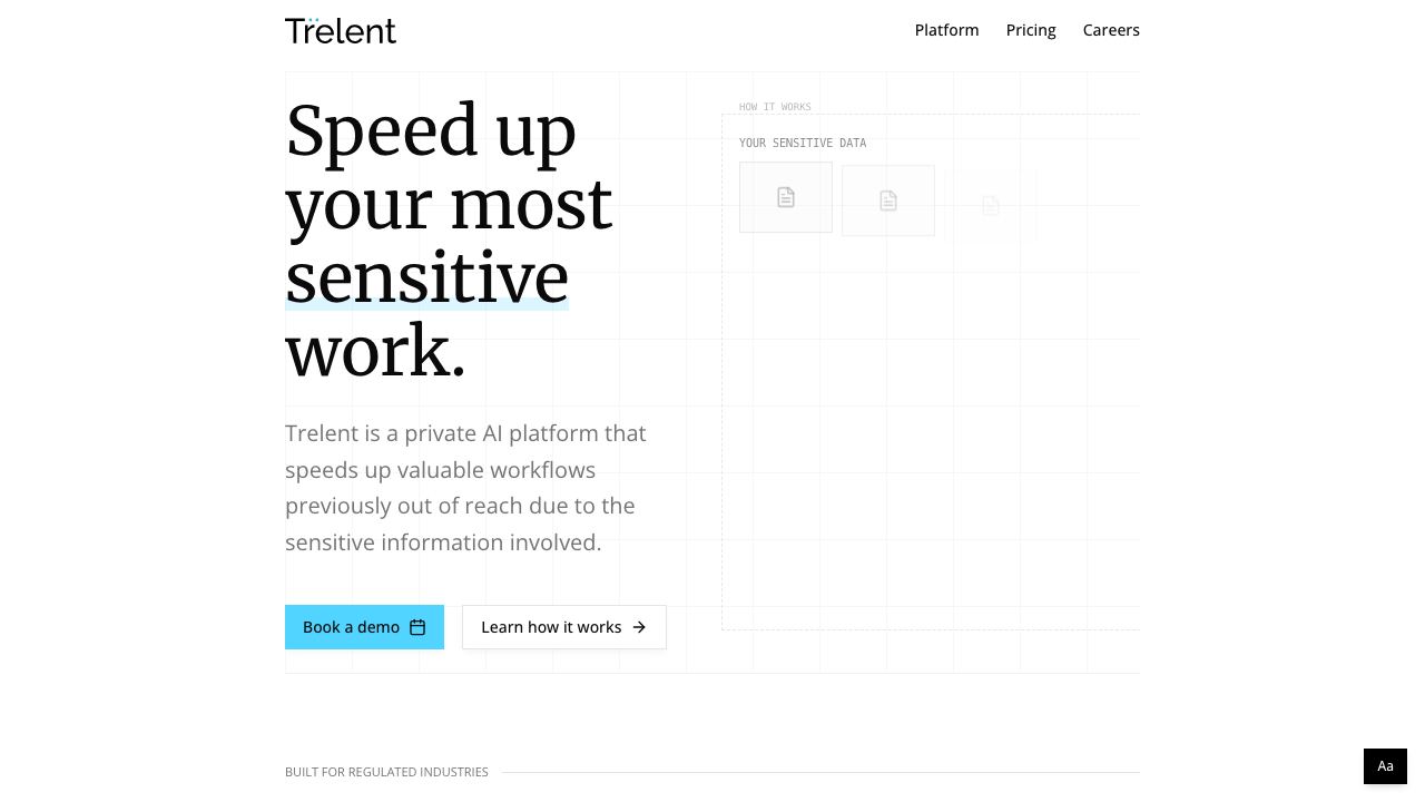 Trelent 网站截图