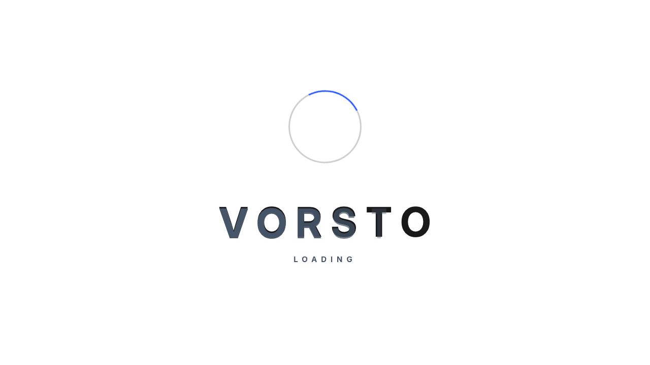 Vorsto AI website screenshot