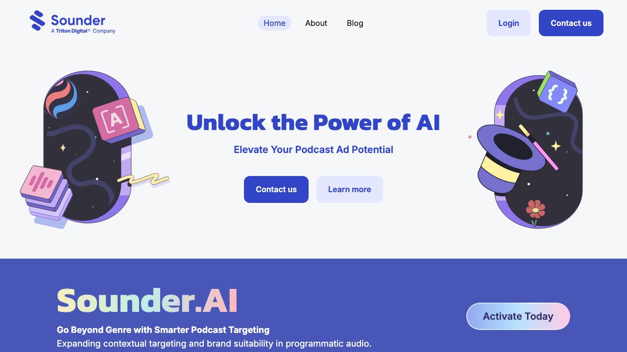 sounder.ai 网站截图