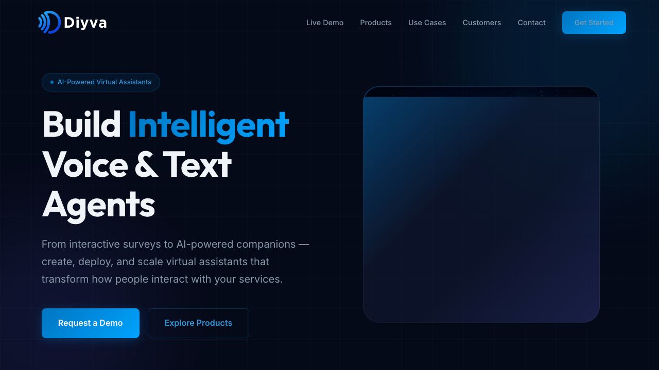 Diyva website screenshot