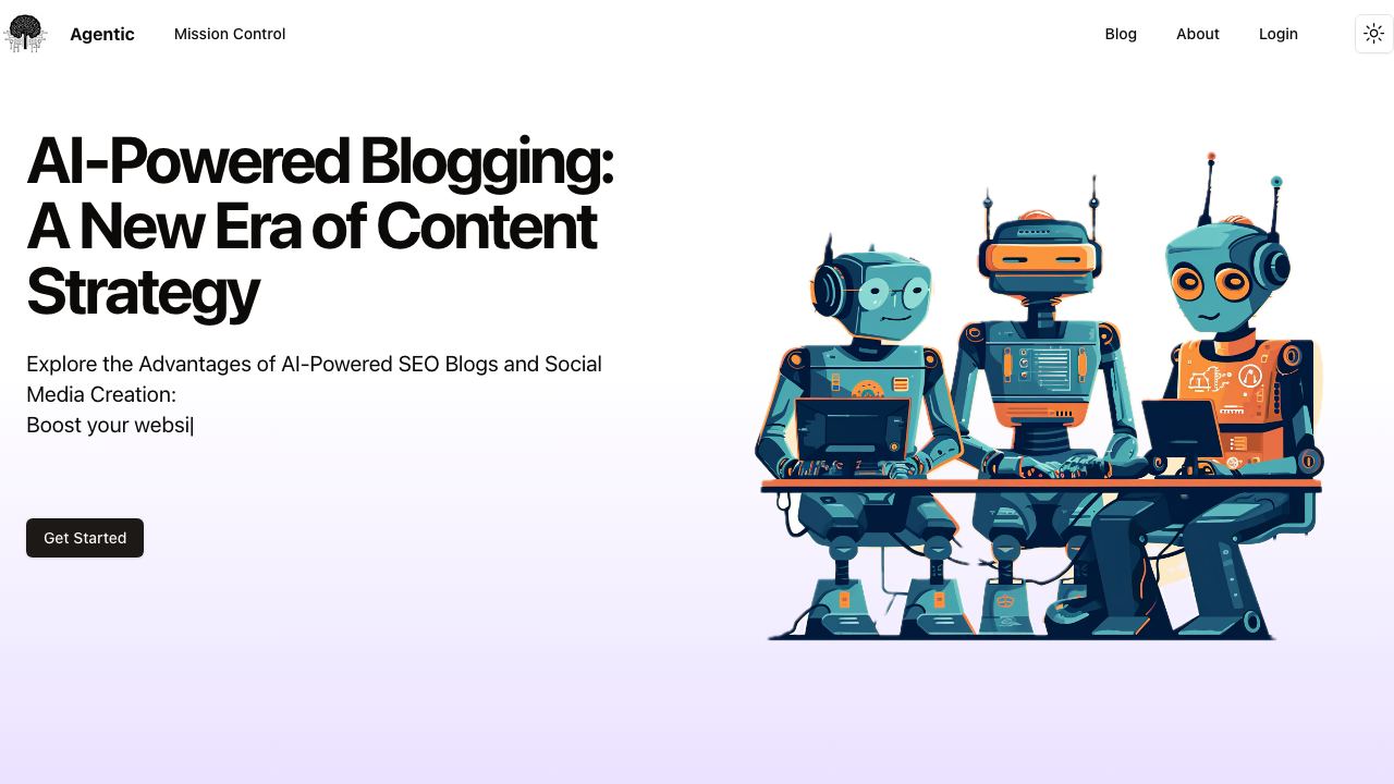 Ai Writing Agent 网站截图