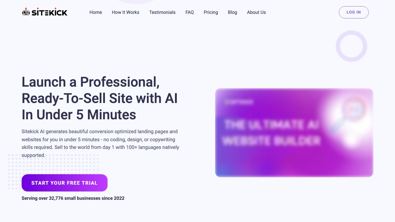 Sitekick 网站截图
