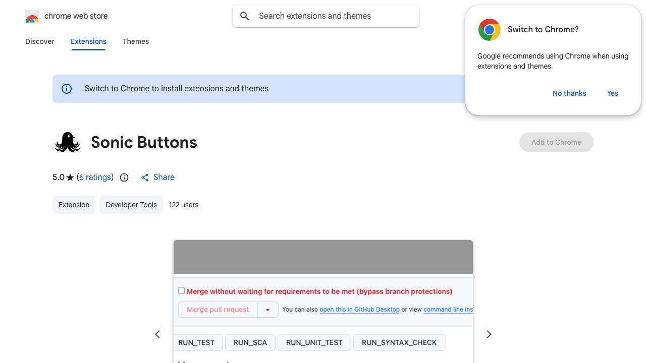Sonic Buttons 网站截图