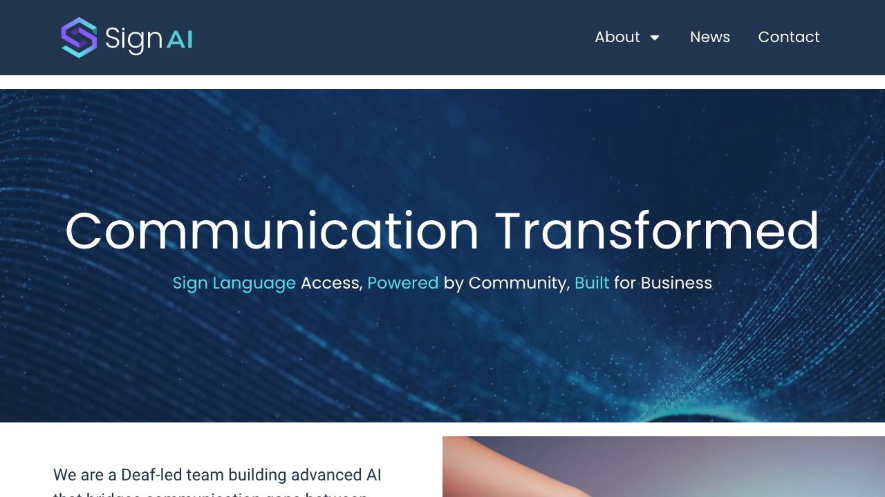 Sign AI 网站截图