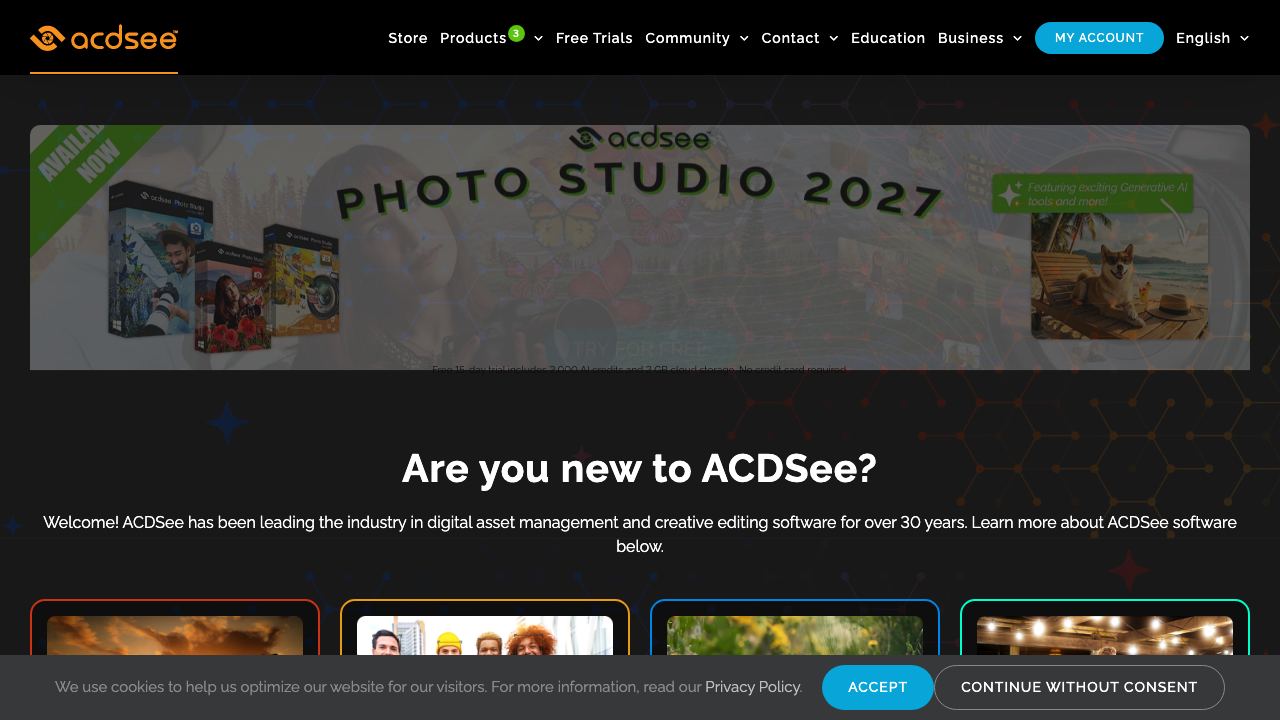 ACDSee 网站截图