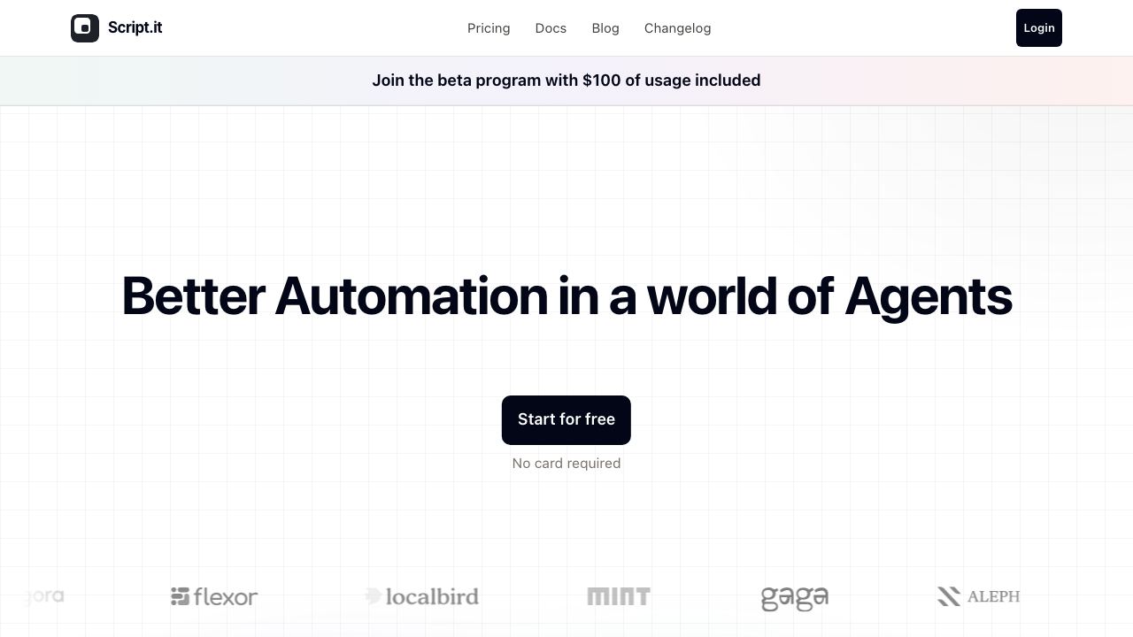Script.it 网站截图