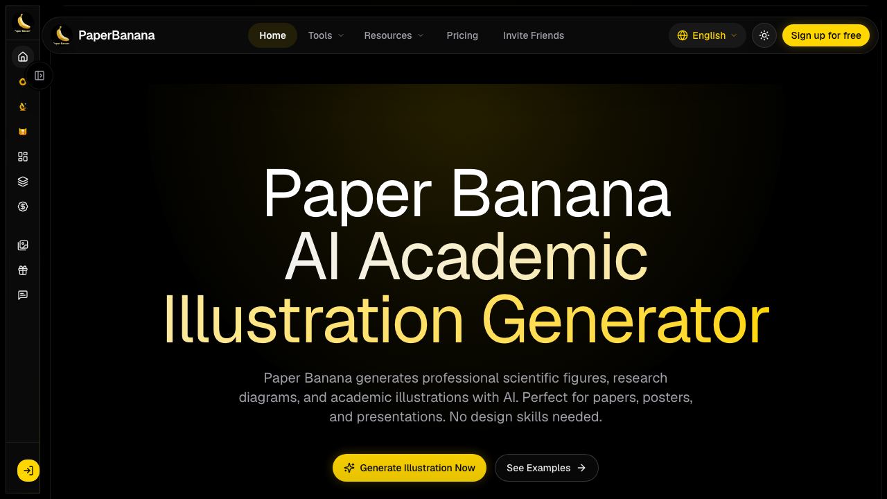 paper banana 网站截图