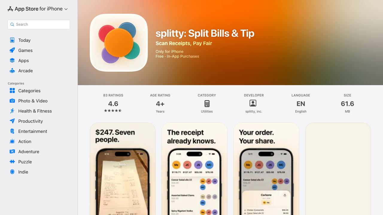 splitty 网站截图