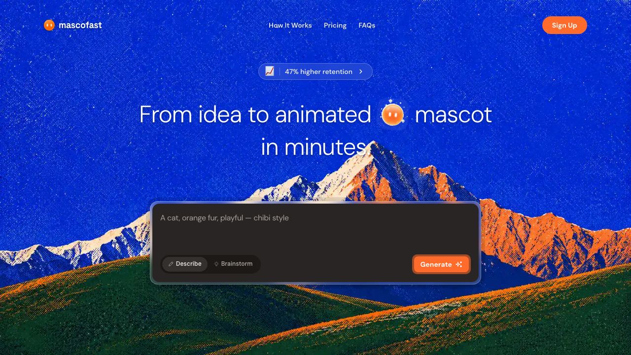 Mascofast website screenshot