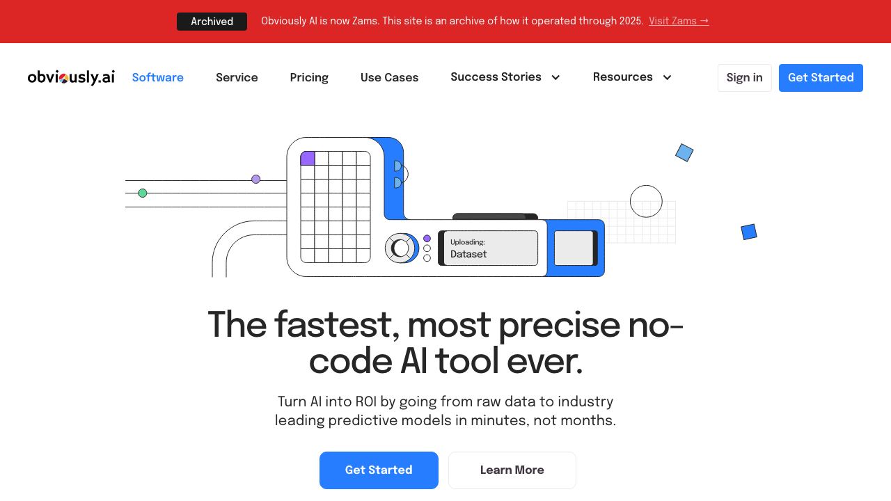 Obviously AI 网站截图