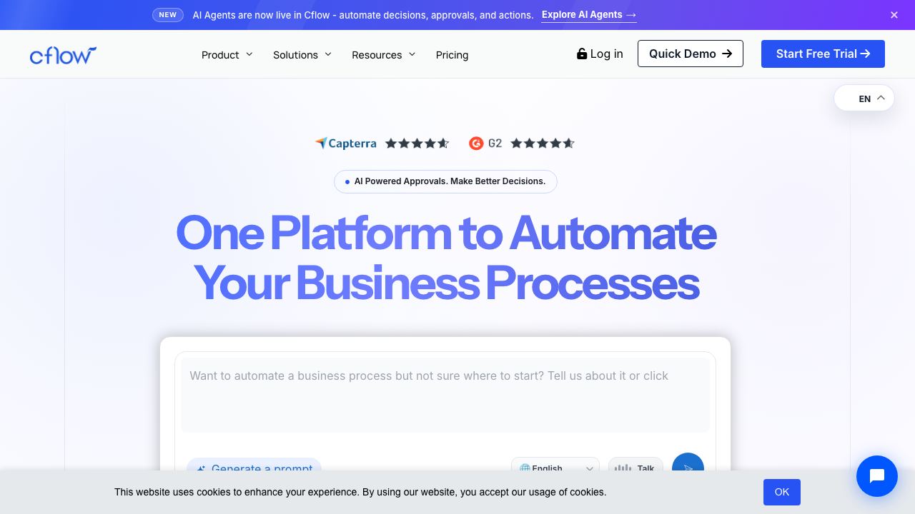 Cflow 网站截图