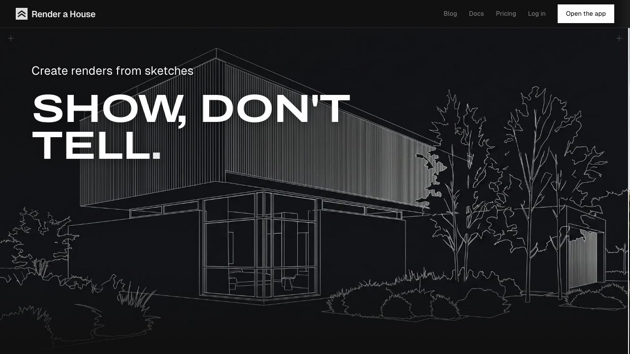 Render a House website screenshot