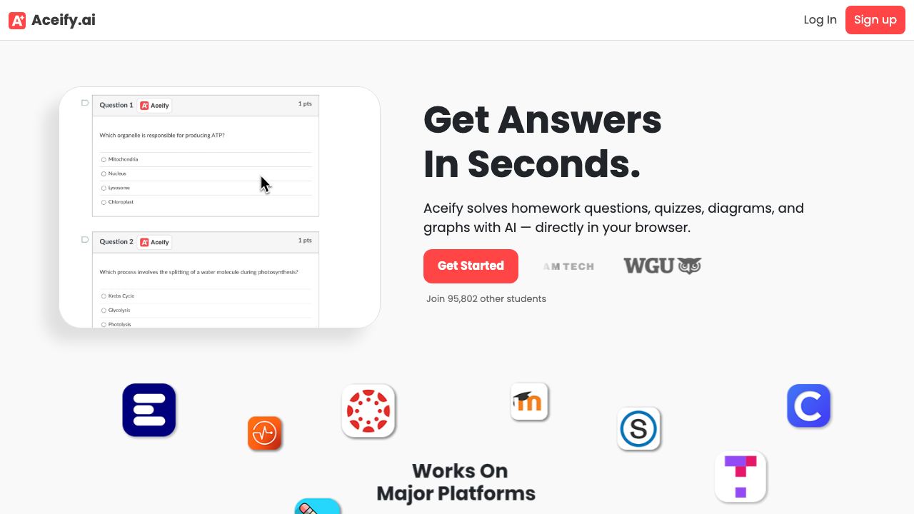 Aceify.ai 网站截图