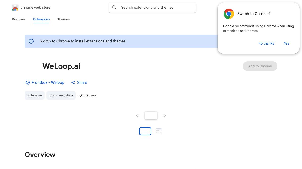 WeLoop.ai 网站截图