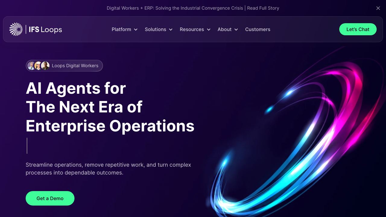 TheLoops website screenshot