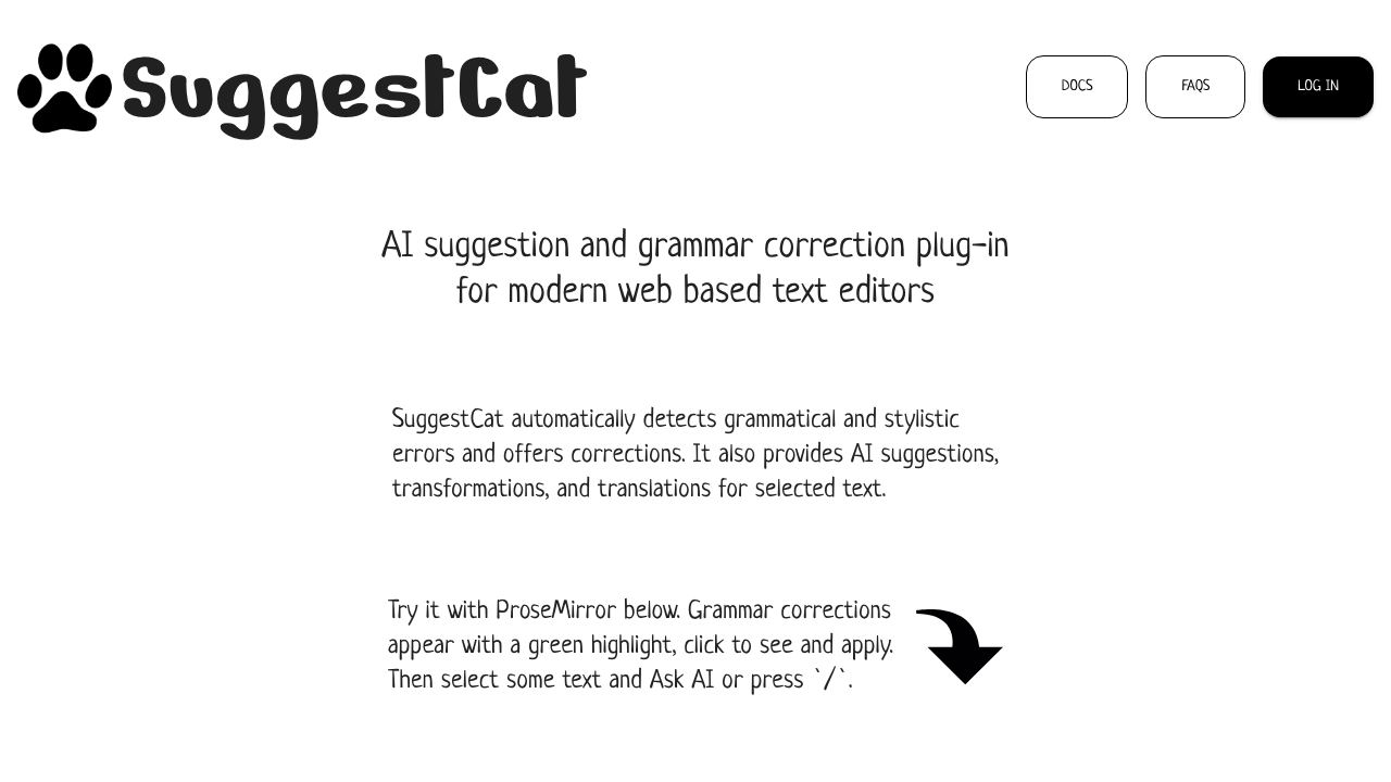 SuggestCat website screenshot