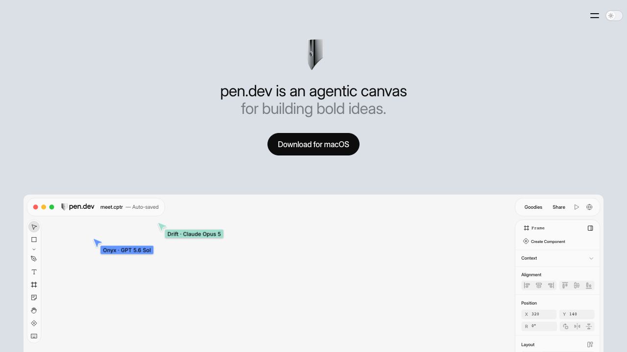 Pencil 网站截图