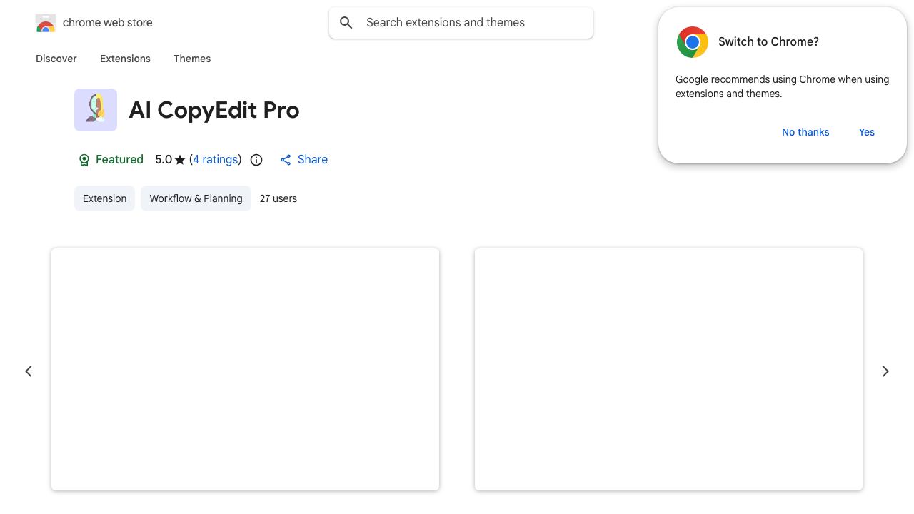 AI CopyEdit Pro 网站截图
