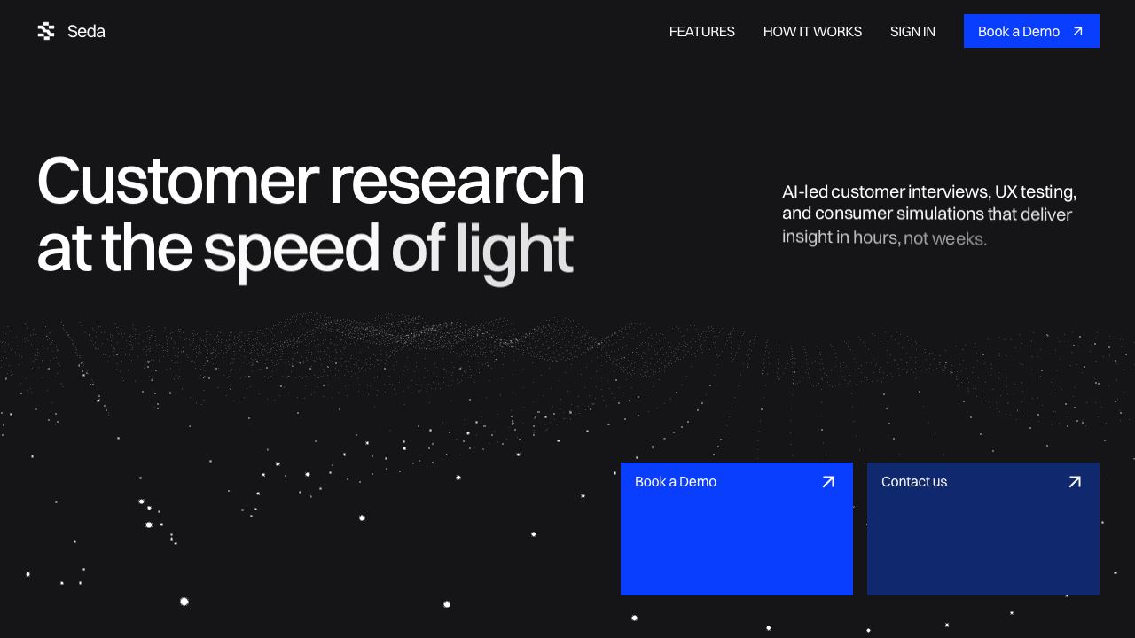 Seda website screenshot