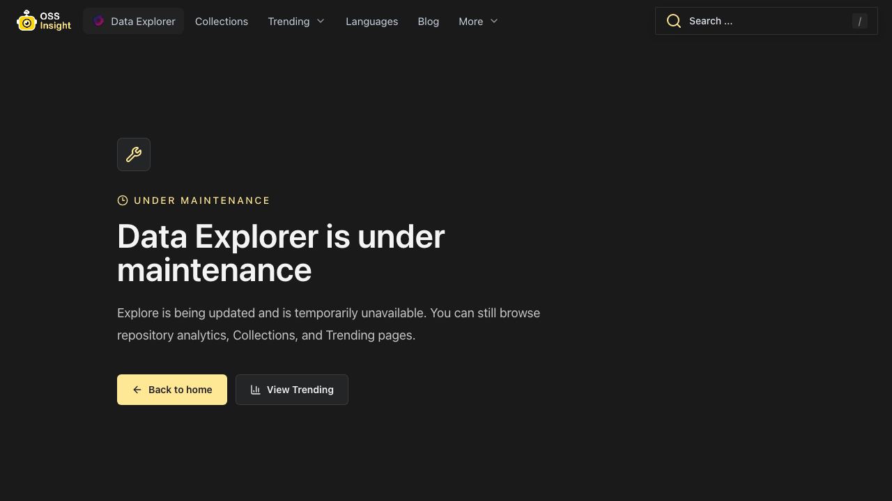 OSS Insight 网站截图