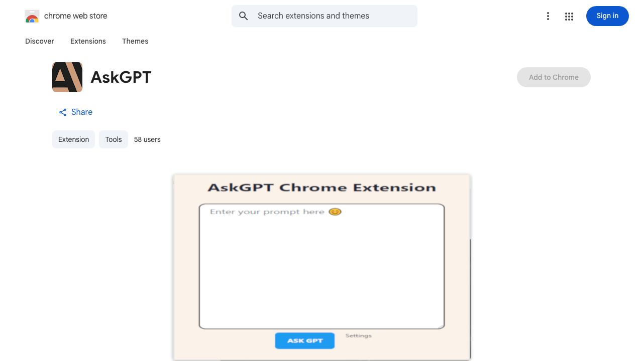 AskGPT 网站截图