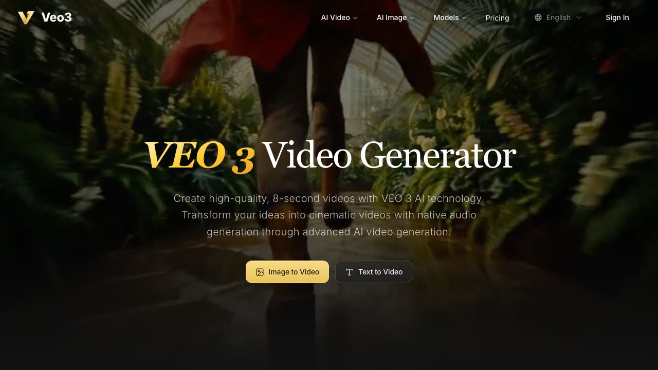 veo 3.1 Video Generator 网站截图