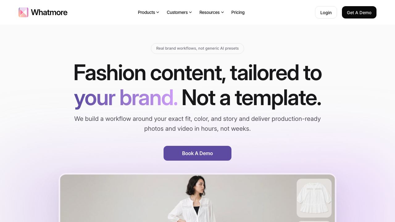 Whatmore Studio 网站截图
