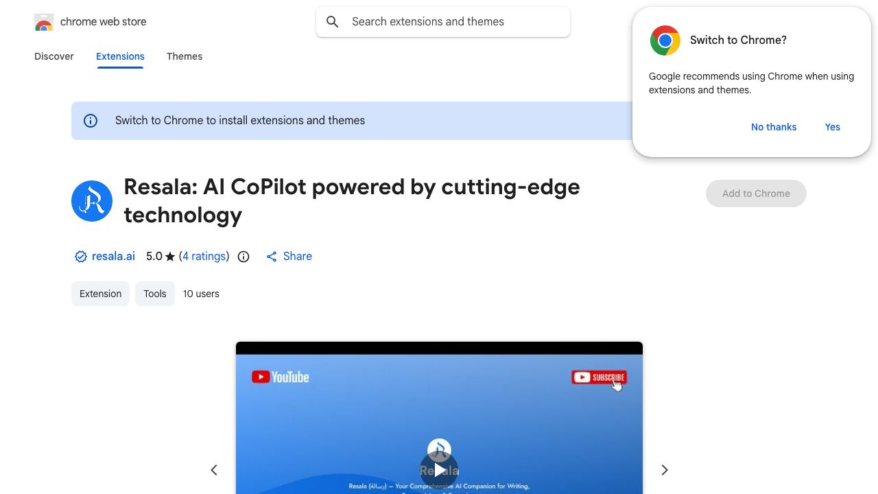 Resala: AI CoPilot powered by cutting-edge technology 网站截图