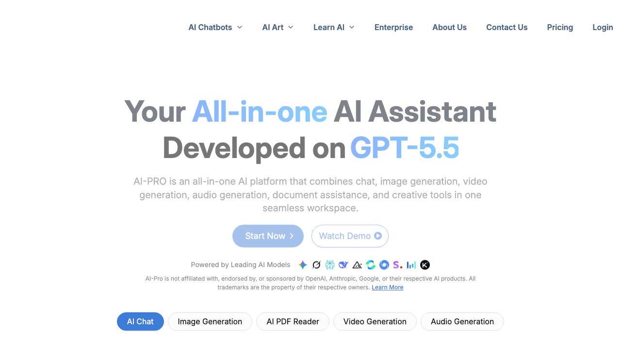 AI-PRO.org 网站截图