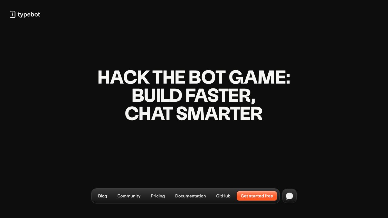 Typebot website screenshot