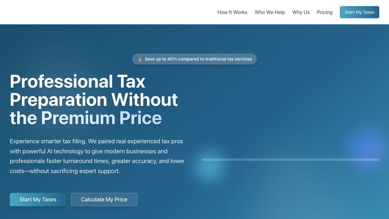 UnitedTax.AI 网站截图