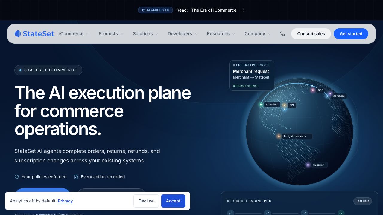 stateset.io 网站截图
