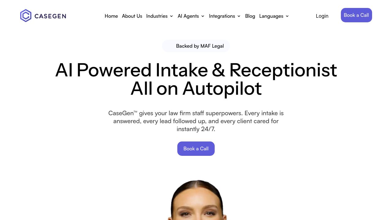 CaseGen.ai website screenshot