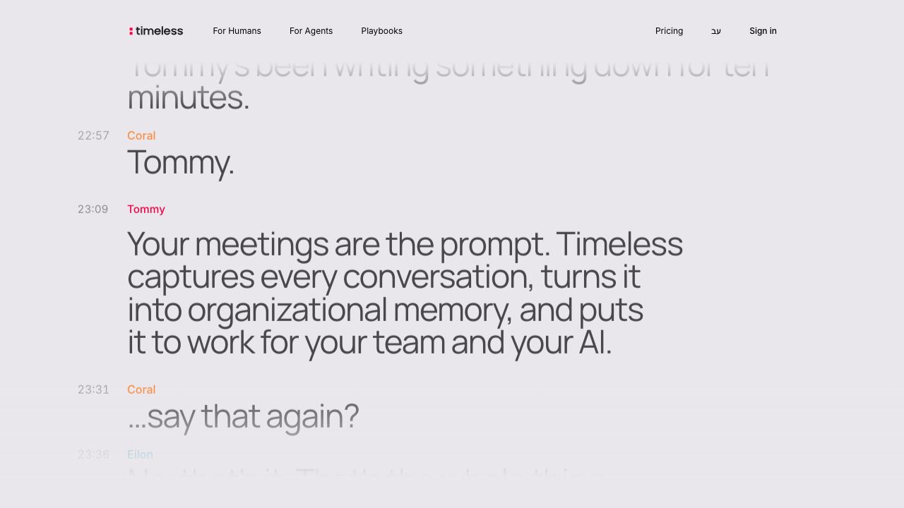 timeOS 网站截图