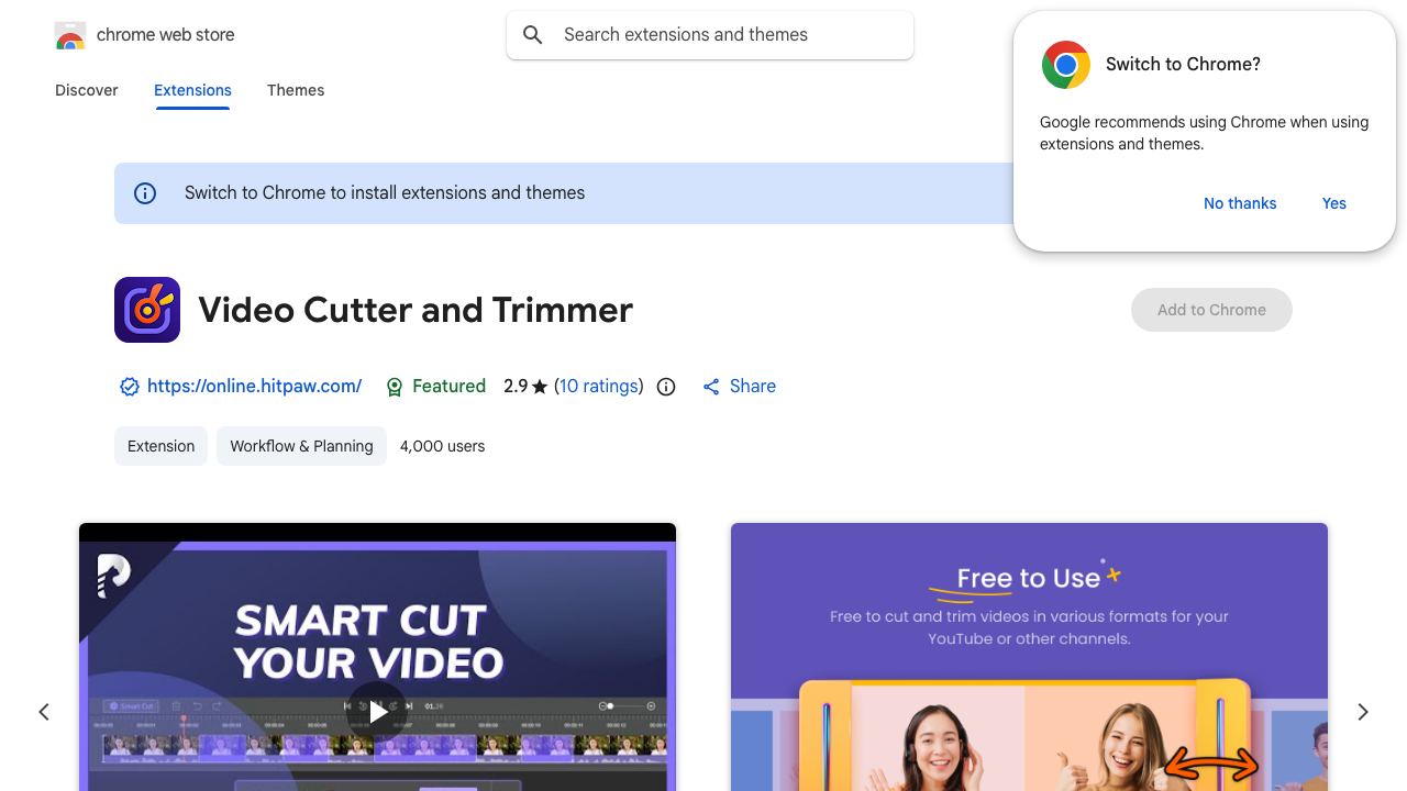 Video Cutter and Trimmer 网站截图
