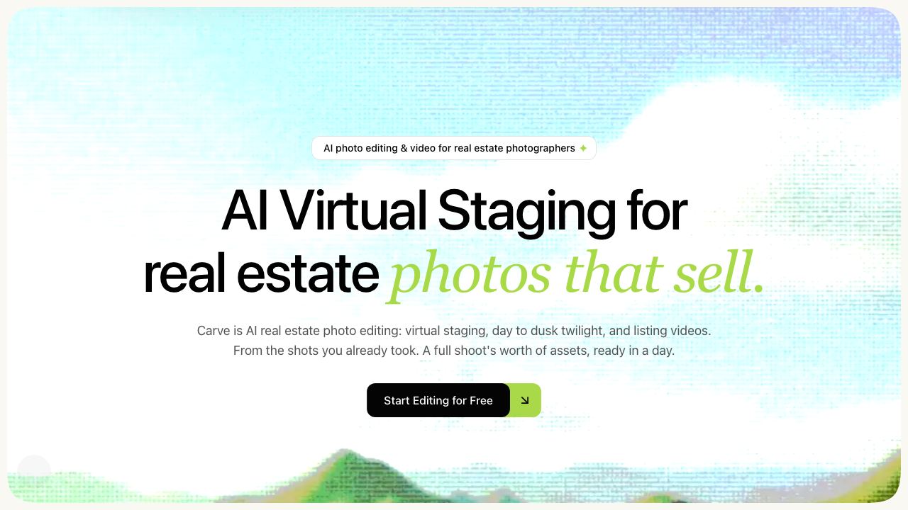 Carve website screenshot